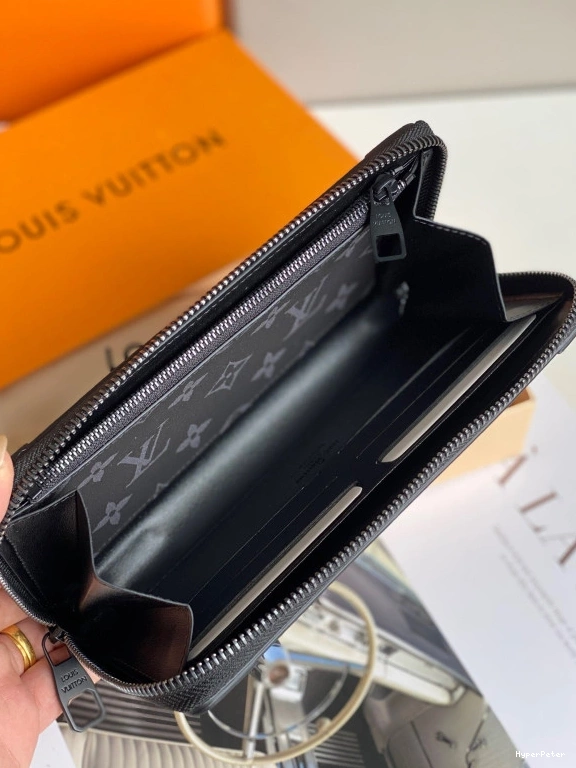 LOUIS TRUNK VUITTON ZIPPY WALLET 0824